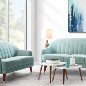 Teal Green Modern Sofa